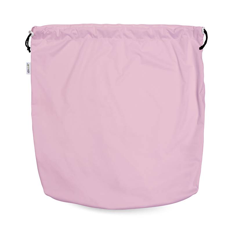 Ecopipo_bolsa_impermeable_lavanderia_jareta_rosa_abierta